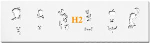 STENCIL H 2 , EACH