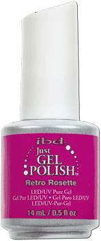 IBD Justgel Polish, Retro Rosette, 0.5 oz.