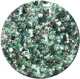 It's So Easy, Cracked Ice Glitter Powder, Blue Green, 0.07 oz.