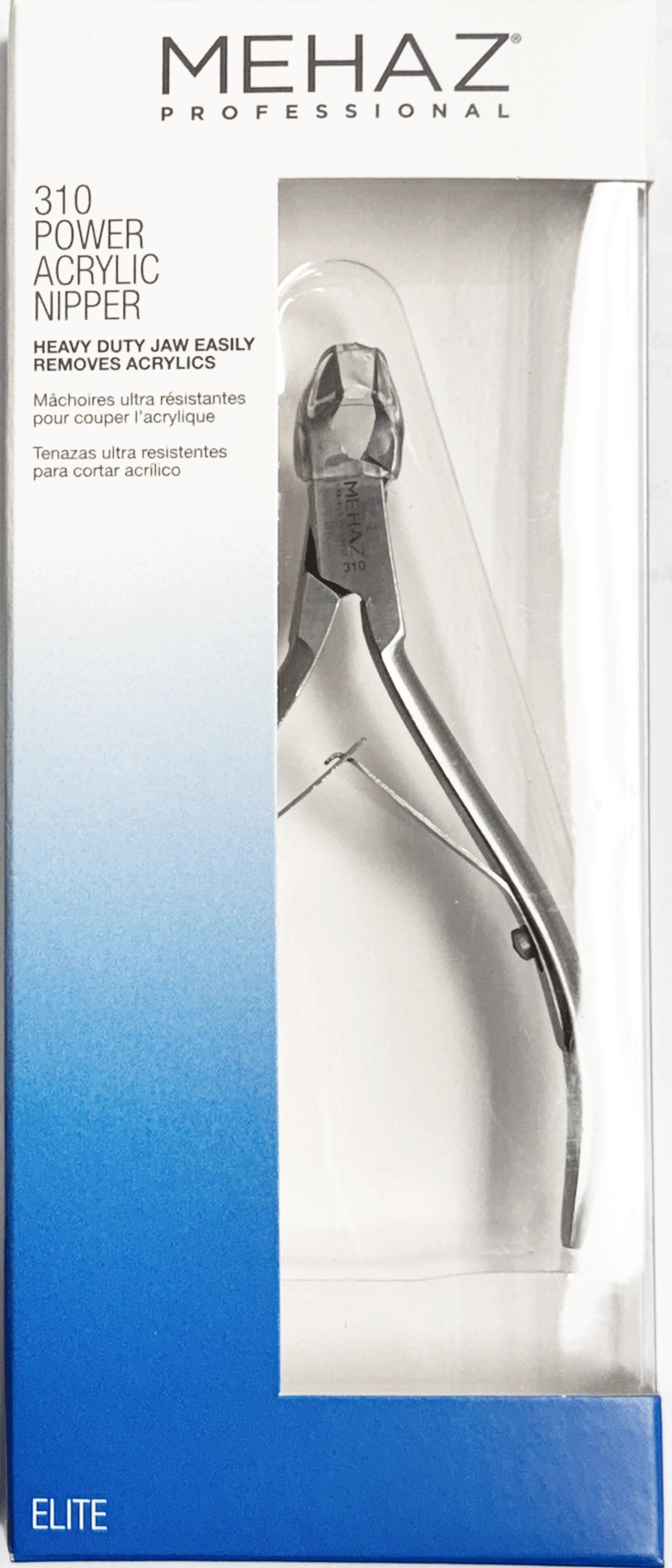 Mehaz Stainless Steel Power Acrylic Nipper #310, each.