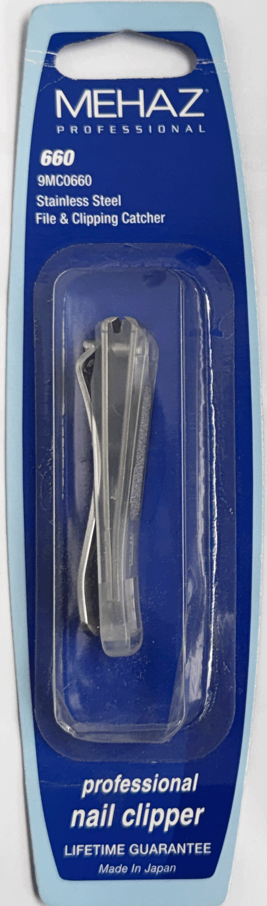 Mehaz Stainless Steel Nail Clipper with file & clipping catcher.