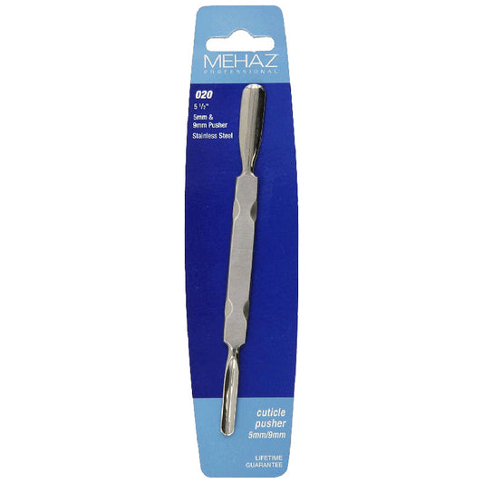Mehaz Stainless Steel Cuticle Pusher, #020, each.