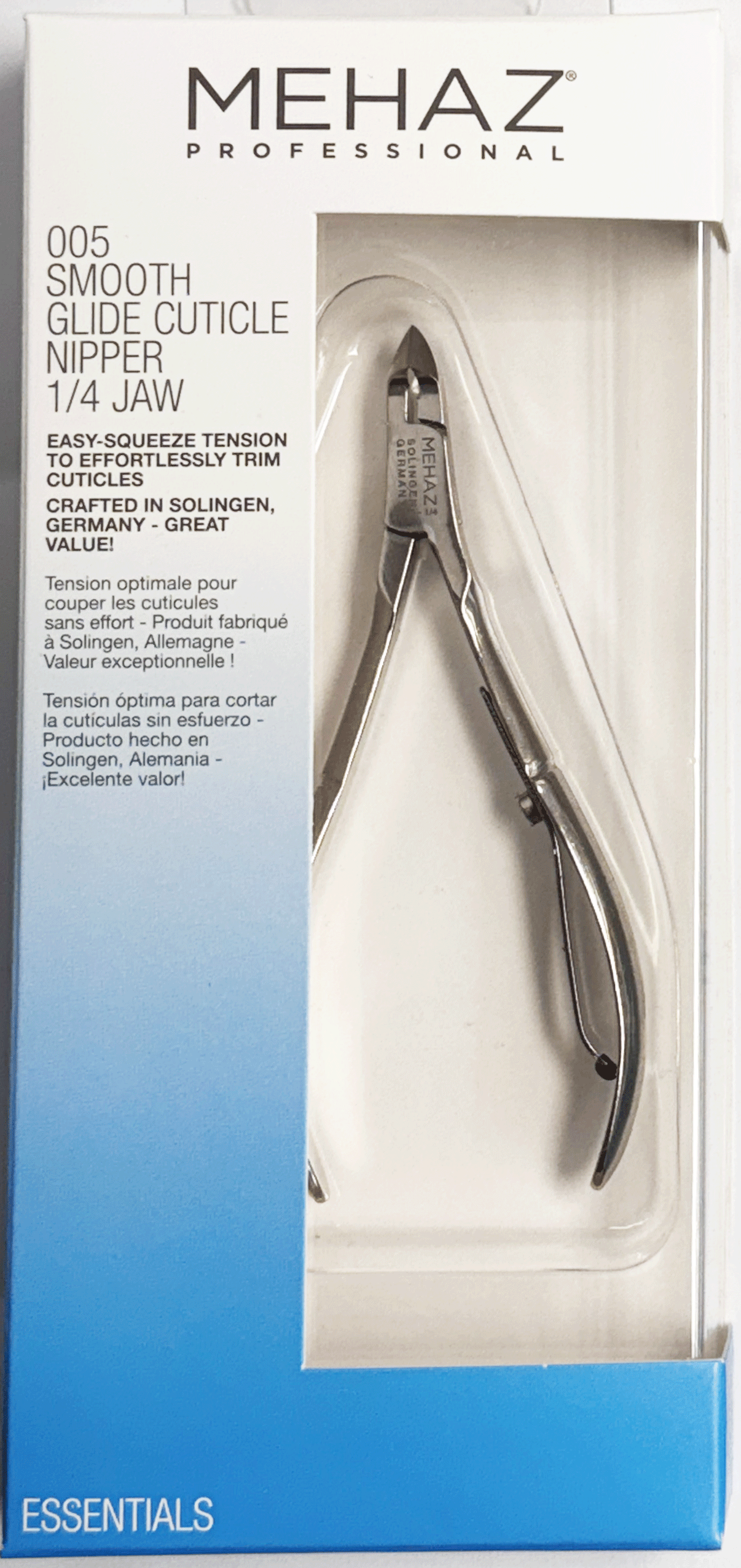Mehaz Cuticle Nipper #005, 1/4 jaw.
