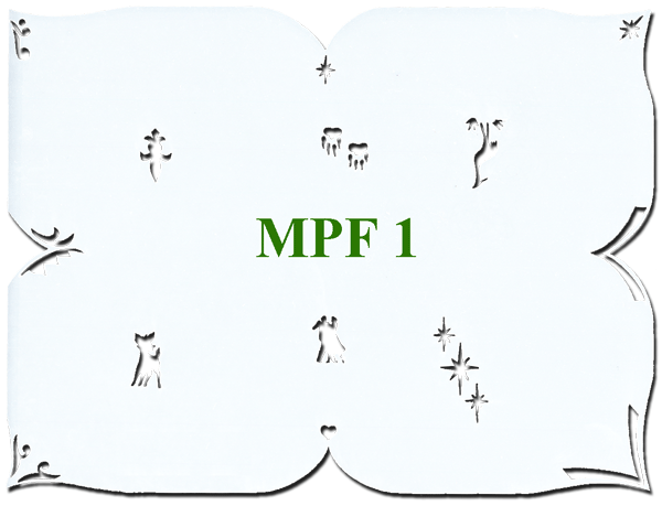 STENCIL MPF1, EACH