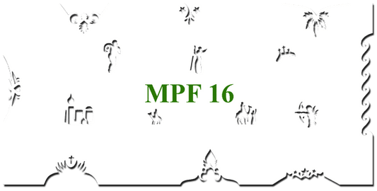 STENCIL MPF16, EACH
