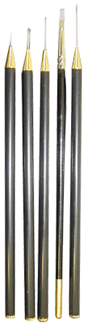 Nail Art Brush Set, 5 pieces.