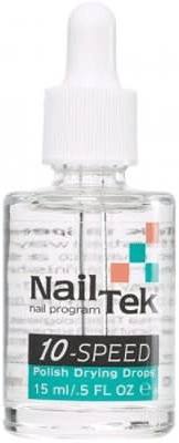 Nailtek 10 Speed, Polish Drying Drops, 0.5 oz.