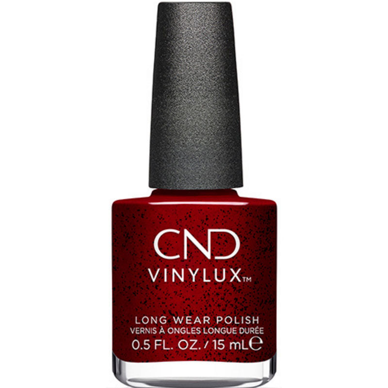 CND Vinylux Needles & Red, 0.5 oz.