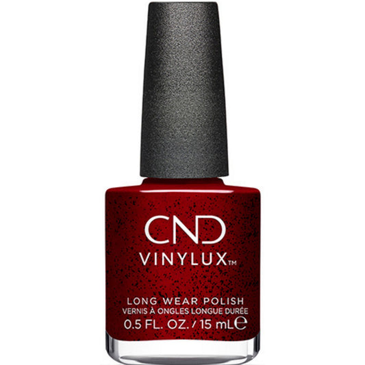 CND Vinylux Needles & Red, 0.5 oz.
