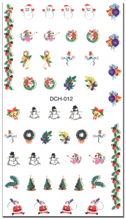 Nail Sticker DCH-012, each.