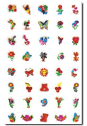 Nail Sticker 0021, each.