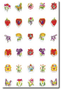 Nail Sticker 0022, each.