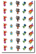 Nail Sticker 0023, each.