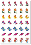 Nail Sticker 0024, each.