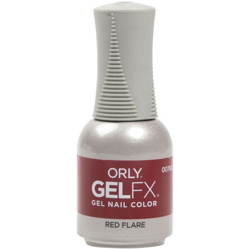 Orly GelFX Gel Nail Color, Red Flare, 0.6 oz.