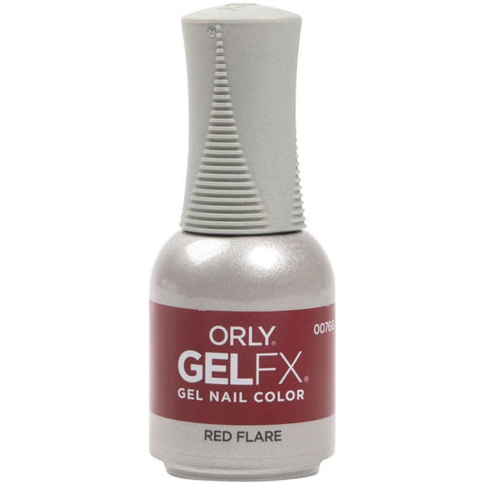 Orly GelFX Gel Nail Color, Red Flare, 0.6 oz.