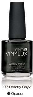 CND Vinylux, Overtly Onyx, 0.5 oz.