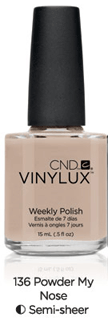 CND Vinylux, Powder My Nose, 0.5 oz.