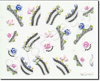 Nail Sticker QS-02, each.