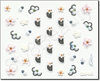 Nail Sticker QS-05, each.