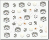Nail Sticker QS-07, each.