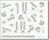Nail Sticker QS-17, each.