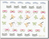 Nail Sticker QS-23, each.