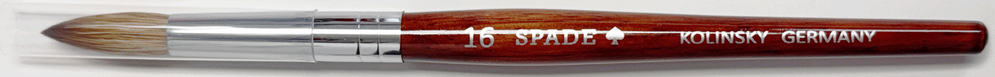 Acrylic Brush Oval Kolinsky, #16, each.