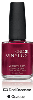 CND Vinylux, Red Baroness, 0.5 oz.