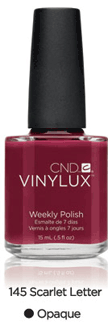 CND Vinylux, Scarlet Letter, 0.5 oz.