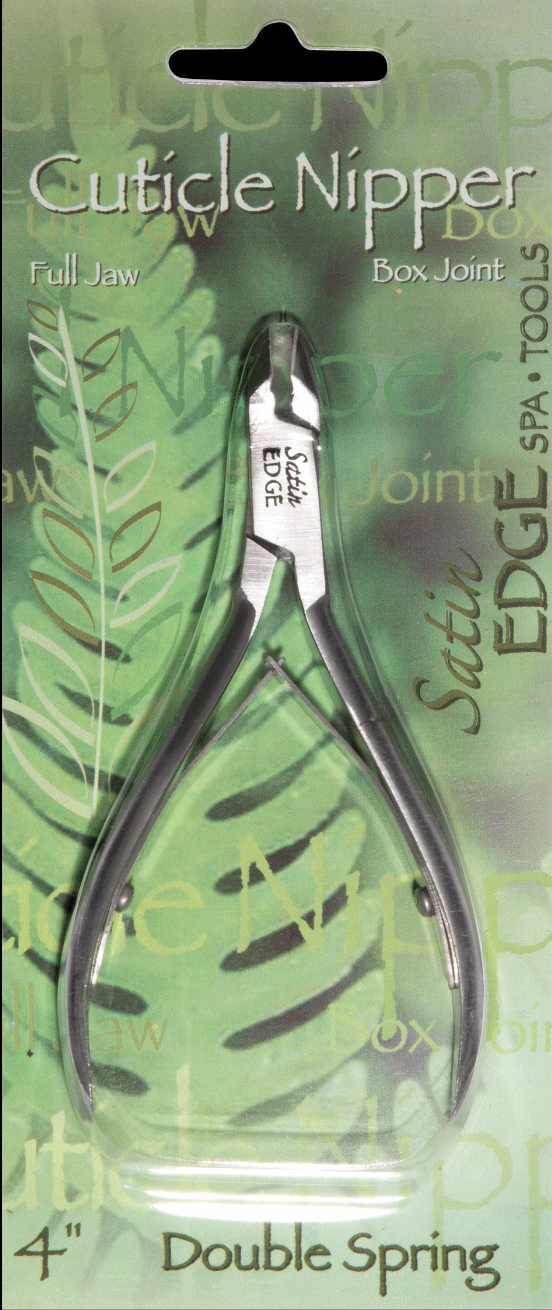 Satin Edge Cuticle Nipper, Full Jaw, each.