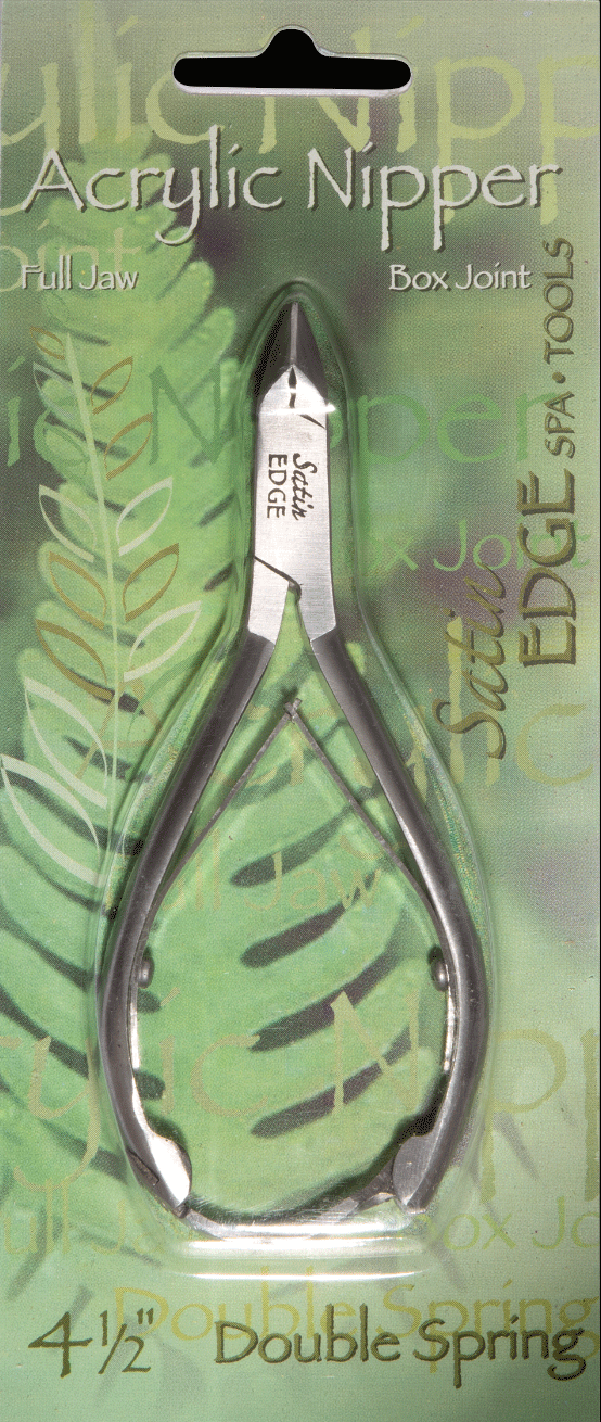 Satin Edge Acrylic Nipper, Full Jaw, each.