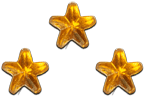 Rhinestone Star, Sun 100 pcs/pack.