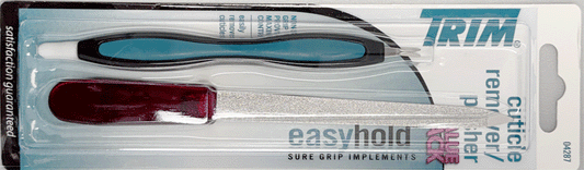 Trim Cuticle Remover with Sapphire File, 04287, each.