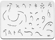Stencil W1, each