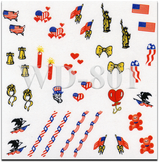 WATER DECAL 801