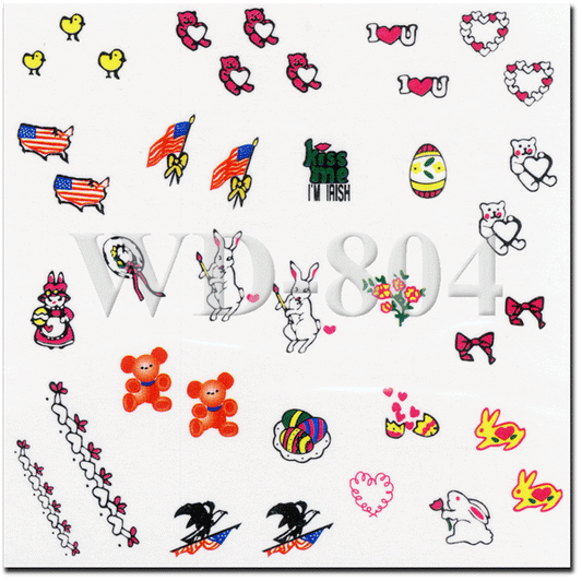 WATER DECAL 804