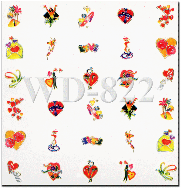 WATER DECAL 822