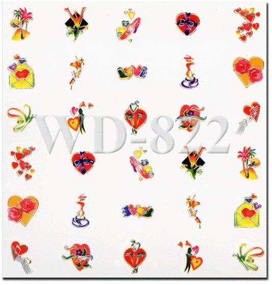 WATER DECAL 822